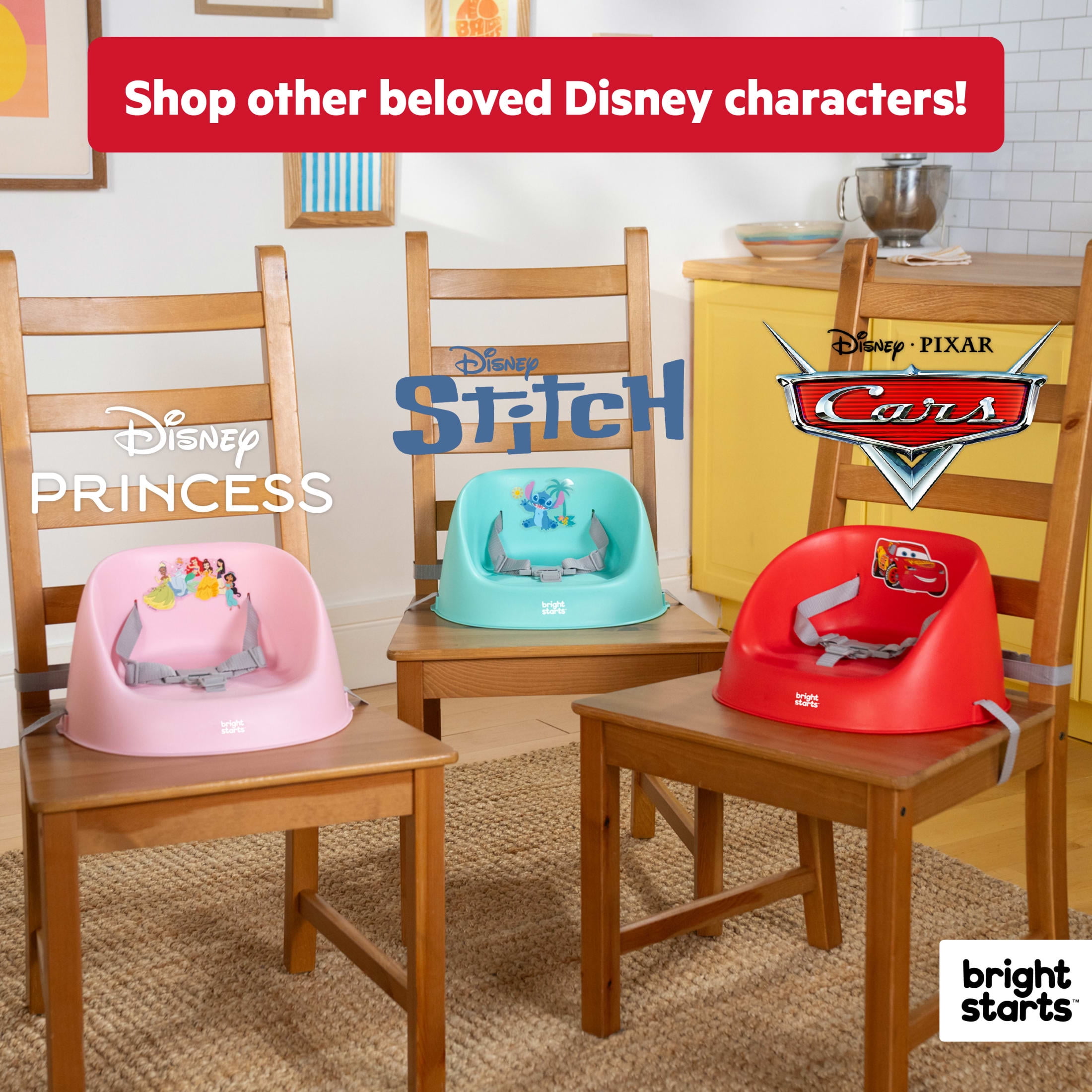 Disney Cars My Spot Booster, Red, Unisex, Infant to Toddler