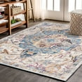 thumbnail image 4 of Snailhome 5' 2" x 7' 5"/ 6' 6" x 9' 5" Large Area Rugs Vintage Persian Foldable Carpet, Indoor Non-Shedding Non-Skid Area Rug (5 Styles,5 Sizes), 4 of 7