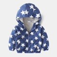 thumbnail image 1 of Boy‘s Cartoon Lightweight Wind Zip Hooded Jackets Windbreakers Cute Dust Coats 2T-7 Years, 1 of 11