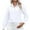 White, variant on ShomPort Cotton Long Sleeve Shirts for Women Dressy Lapel Button Down Business Casual Blouses