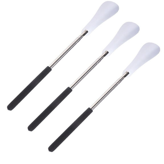 UPOUART 3pcs Non Bending Telescopic Shoe Horn Long Handle for Seniors