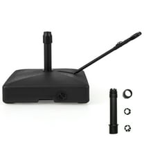 Topbuy Mobile Patio Umbrella Base with Wheels 132 LBS Water & Sand Fillable Umbrella Stand