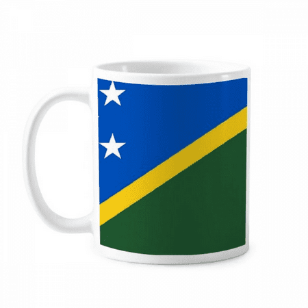

mon Islands National Flag Oceania Country Mug Pottery Cerac Coffee Porcelain Cup Tableware
