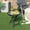 Clear-18 Inch Round, variant on Spaco 18 Inch Square Patio Bistro Table with Rustproof Frame, Folding Table, Outdoor Dining Table for Outside Patio, Clear
