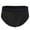 Black, variant on MuZeFu Mens Underwear Trunks Mens Household Fallow Ventilate Polyester Underwear Solid Color Open Briefs