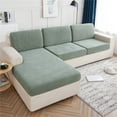 thumbnail image 2 of Moocorvic Waterproof Cushion Sofa Seat Cover Tightly Wrapped Protection Plush Fiber Living Room, 2 of 4