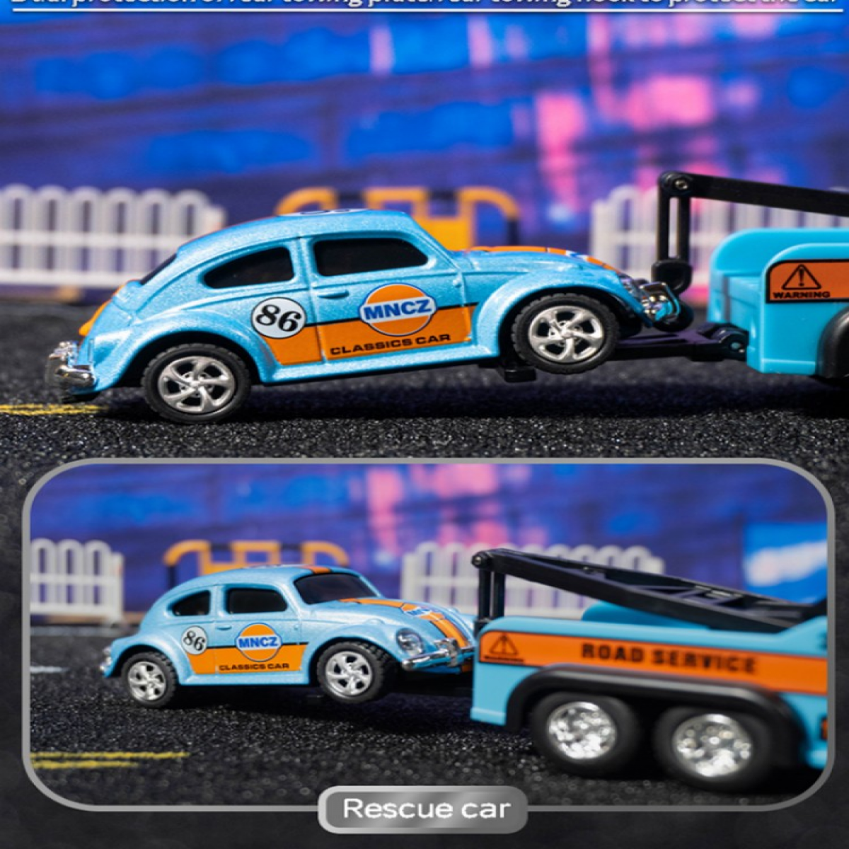 1:64 Scale Mini Alloy Truck RC Car with Lights  2.4Ghz Remote and App Control Toy Car Birthday Christmas Gifts for Kids-Light Red