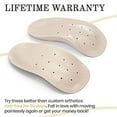 thumbnail image 3 of Natural Foot Orthotics “Original Stabilizer” for Med to High Arches. Arch Support shoe Insoles specifically designed for Plantar Fasciitis, Good for Feet, Legs, Joints & Back Pain. Made In USA, 3 of 6