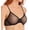Black, variant on Women's Only Hearts 1409A Italian Net Underwire Bra (Buff M)