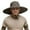 Army Green, variant on VBEWZET Men's 15cm Wide Brim Sun Hat, UPF 50  Protection Bucket Hat with Chin Strap, Breathable Outdoor Fishing & Hiking Cap Black