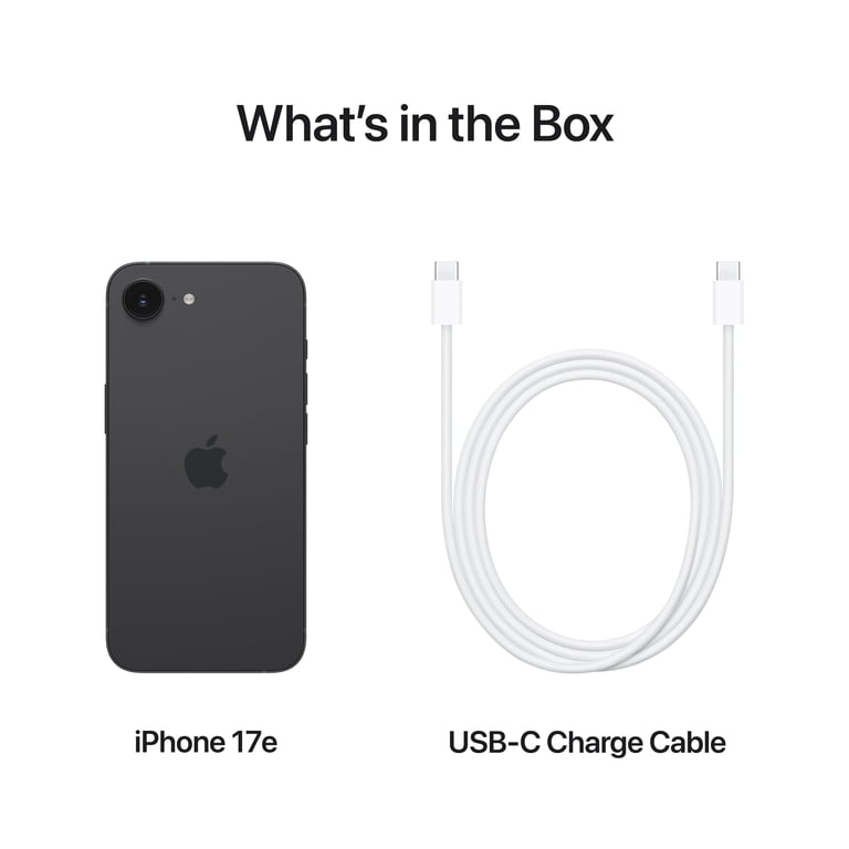 Total Wireless Apple iPhone 17e, 256GB, 5G, Black - Prepaid