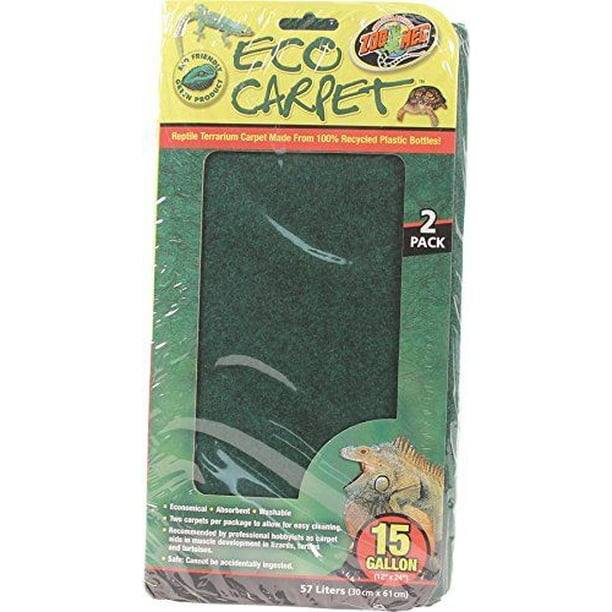 Zoo Med Reptile Cage Carpet 10 20 Gallon Tanks 24 Long x 12 Wide (2