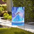 thumbnail image 4 of Bandera de jardín de temporada congelada de doble cara, bandera navideña para decoración navideña al aire libre., 4 of 8