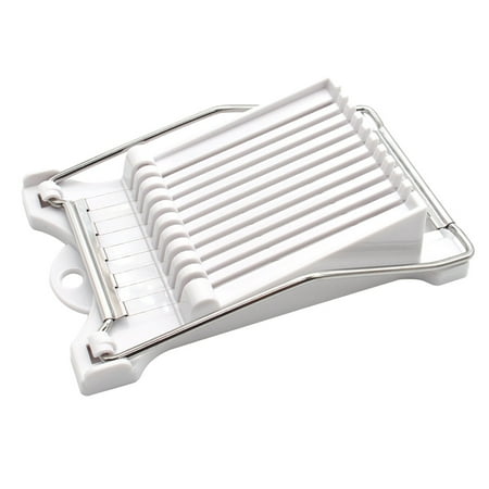 

Meat Slicer Egg Vegetable Cheese Chopper Stainless Steel Fruit Banana Watermelon Kitchen Splitter White