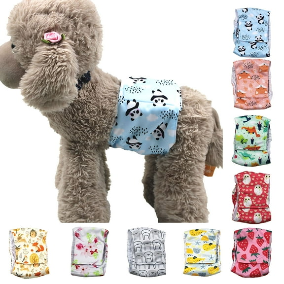 TELOLY Pet Soft Belly Bands for Dogs - Reusable Washable Male Dog Diapers for Puppy Doggy