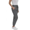 thumbnail image 2 of Briggs Women's Linen Blend Relaxed Fit Jogger Sweatpants Yoga Trouser Pants (Black, XL), 2 of 4