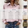 thumbnail image 3 of Women Button Down Dressy Shirts Collared Puff Long Sleeve Ruffle Tops Ladies Fall Elegant Casual Fashion Work Shirt S-XXL, 3 of 6