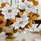 thumbnail image 2 of GOOHOCHY 28 piezas de flores navideñas artificiales, flores de Nochebuena simuladas para manualidades de coronas navideñas, 2 of 7