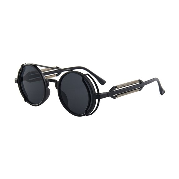Polarized Sunglasses Vintage Round Plastic Glasses UV Protections Sunglasses
