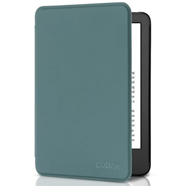 Funda CoBak para Kindle 11ª Generación 2022 de Cuero PU Delgado Rosa Profundo