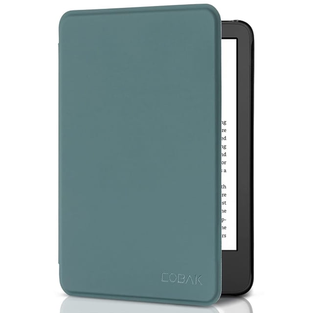 Funda CoBak para Kindle 11ª Generación 2022 de Cuero PU Delgado Rosa Profundo