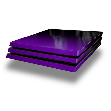 WraptorSkinz PS4 Pro Skin Wrap Smooth Fades Purple Black - Decal Style Skin fits Sony PlayStation 4 Pro (Best Hdr Tv For Ps4 Pro)