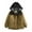 Brown, variant on KAUOD Boys Fleece Lined Winter Jackets Padded Warm Hooded Coats Kids Toddler Hiking Oversized Pockets Windproof Outwear