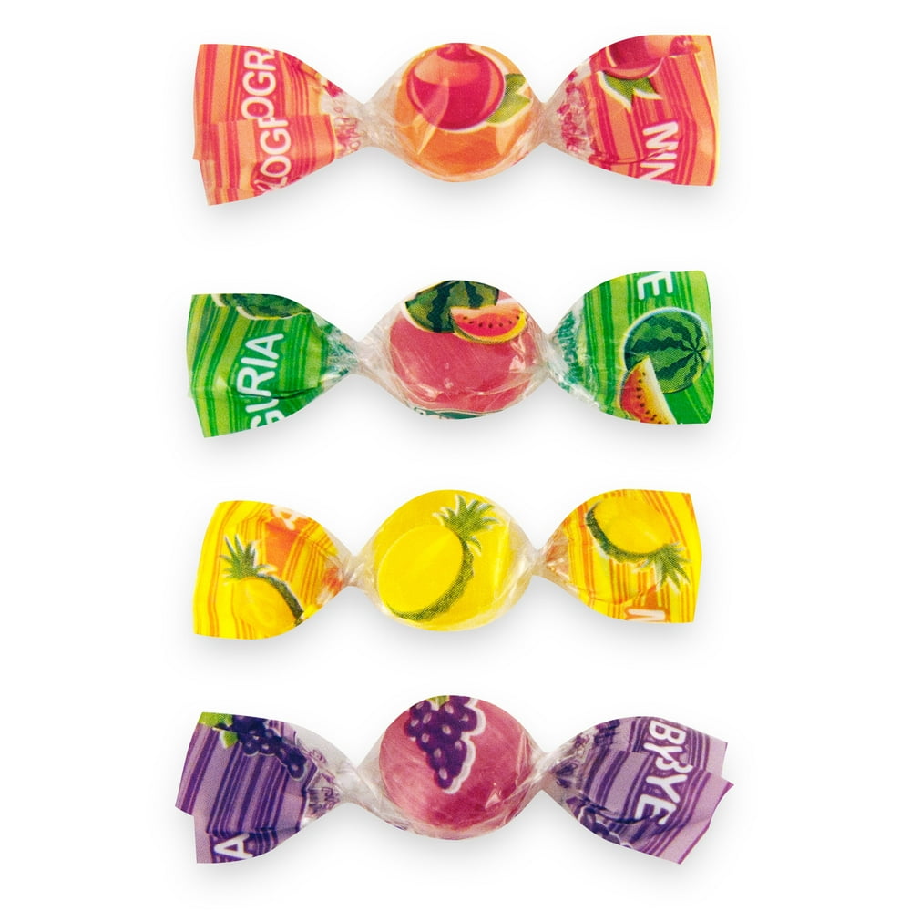 Mangini, Italian Fruit Mix Mini Hard Candy Bonbons (Bye Mini) (2.200