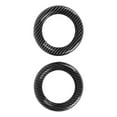 thumbnail image 1 of Car Inside Door Handle Trim Cover, Carbon Pattern Comfortable Touch Car Inner Door Handle Trim  For Vehicle, 1 of 8
