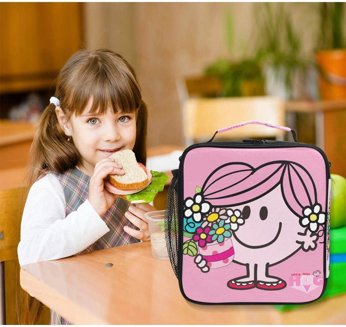 Yosgar Zulay Insulated Lunch Bag - Thermal Kids Lunch Bag with Spacious Compartment & Built-in Handle - Portable Back to School Lunch Bag for Kids, Bo
