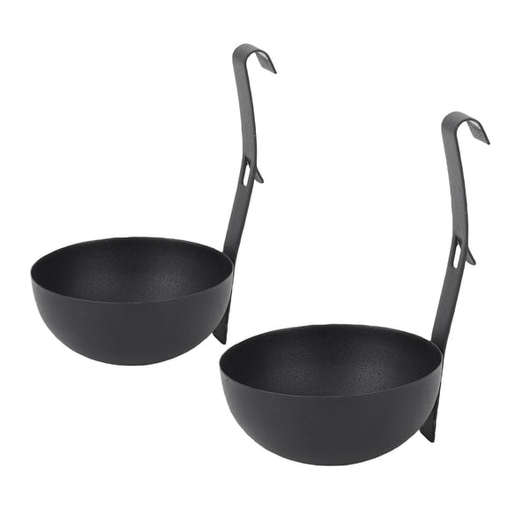 YAHHU 2‑Pack Stainless Steel Egg Poacher – Non‑Stick, Easy‑Clean Poached Egg Cooker for Breakfast & Brunch