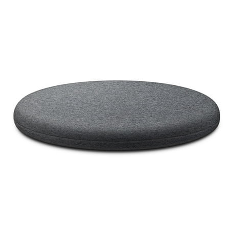 

Round Memory Foam Cushion Comfortable Breathable Padded Stool Cover Washable Mat for Home Bedroom Living Room 30cm Dark Grey
