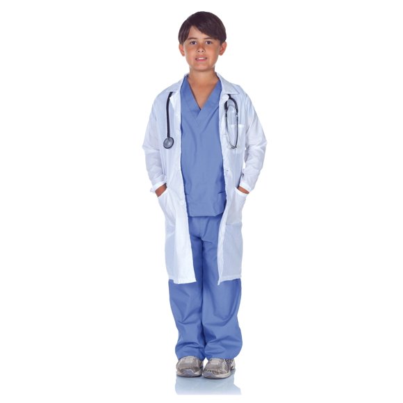 Child Doctor Scrubs with Lab Coat