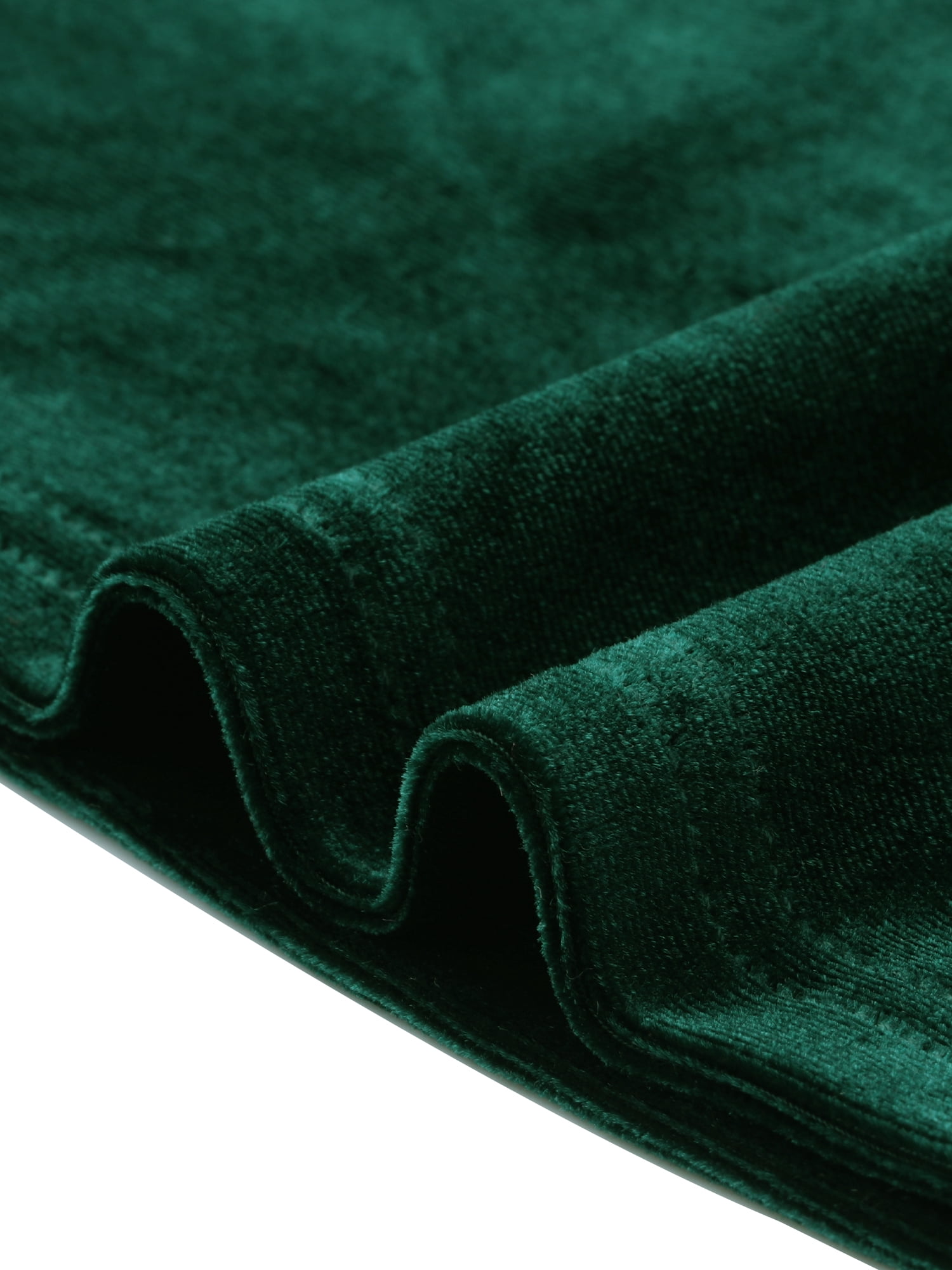 DARING DIVA Women's Velvet Christmas Party Crew Neck Cap Sleeve Top M Dark Green
