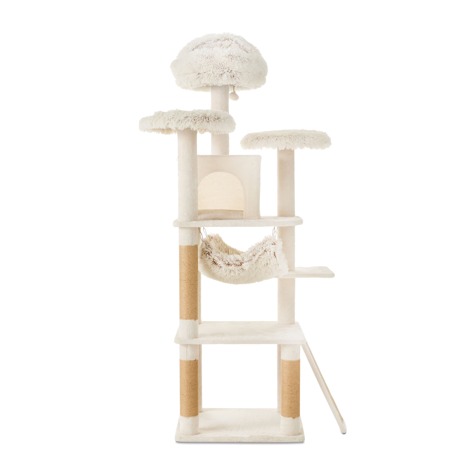 Vibrant Life 8-Level Cat Tree, Cream, 73"