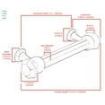 thumbnail image 2 of CKP #G-60 Elegance Collection 4 in. (102mm) Glass Pull, Clear with Brushed Nickel Base, 2 of 4