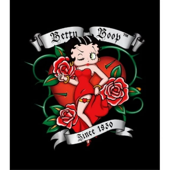 Classy Joint Betty Boop Luxury Plush Polyester Blanket, 60" x 80"