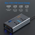 thumbnail image 4 of Cargador Rápido Enchufe 12V/24V A CA 220V Pantalla Digital 4 Puertos USB QC3.0, 4 of 9