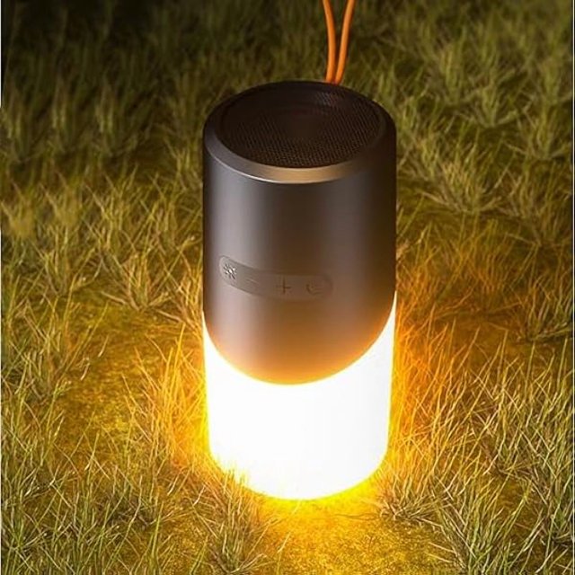 wonima02 Portable Bluetooth Speaker with LED Dynamic Lights, Mulit Function to be a Night Light HD Stereo Sound, 24H Playtime, Portable Wireless Speaker for Home/Party/Indoor/Outdoor/Beach