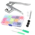 thumbnail image 3 of Kit de cierres a presión, máquina de coser botones, punzonadora, alicates de prensado manual, juego de herramientas, 3 of 14