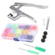 thumbnail image 3 of Kit de cierres a presión, máquina de coser botones, punzonadora, alicates de prensado manual, juego de herramientas, 3 of 14