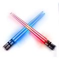 thumbnail image 1 of Sabre Lumineux à LED Bâtons de Coupe Sushi Réutilisables Sabres Rouges et Bleus 2 Paires, 1 of 5