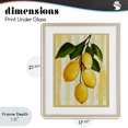 thumbnail image 4 of Stupell Industries Farmhouse Lemons on Green Branch Birch Framed Print Under Glass, 17 x 21, by Yen, 4 of 8