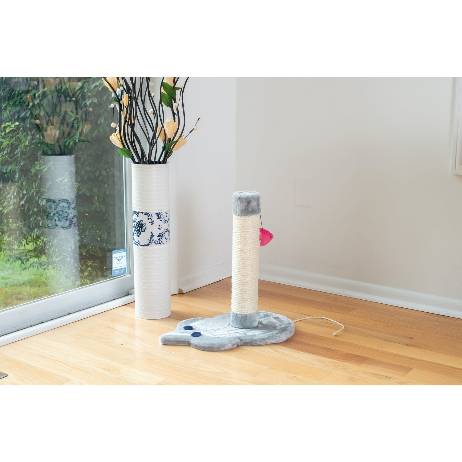 Armarkat Mouse Shape Cat Scratcher Toy, Sisal Scratching Post For Kitty Training