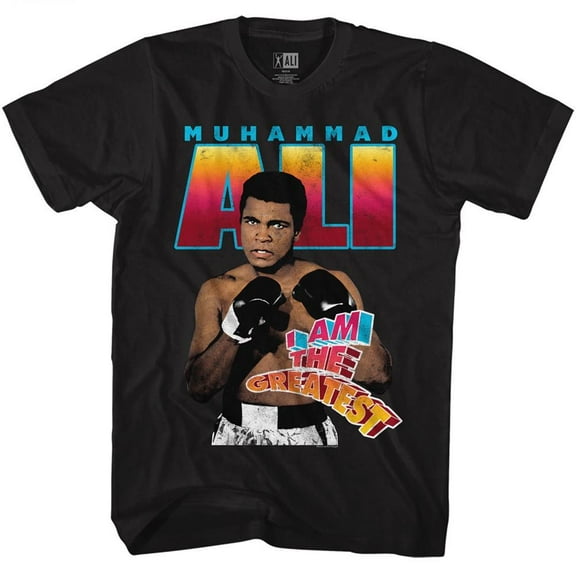 Muhammad Ali Amgreatest Black Adult T-Shirt 4Xl