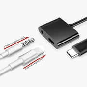 For Google Pixel 4 3 2 XL - USB-C Headphone Adapter Earphone 3.5mm Jack Charger Port Splitter Mic Support Hands-free Type-C Headset Adaptor V5N for Google Pixel 4, 4 XL, 3, 3 XL, 2, 2XL