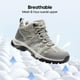 thumbnail image 5 of Botas de senderismo NORTIV 8 NWUWHB2501 impermeables para mujer, color gris claro, 5 of 9