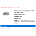 thumbnail image 2 of Rear Fuel Tank - Compatible with 1990 - 1997 Ford F-350 1991 1992 1993 1994 1995 1996, 2 of 2