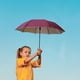 thumbnail image 1 of Sombrilla Infantil con Sistema Semiautomático y Filtro UV Color Vino Incluye Silbato, 1 of 5
