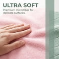 thumbnail image 3 of Unique Bargains 3pcs Kitchen Absorbent Microfiber Cleaning Towels Pink Blue 12" x 12", 3 of 8